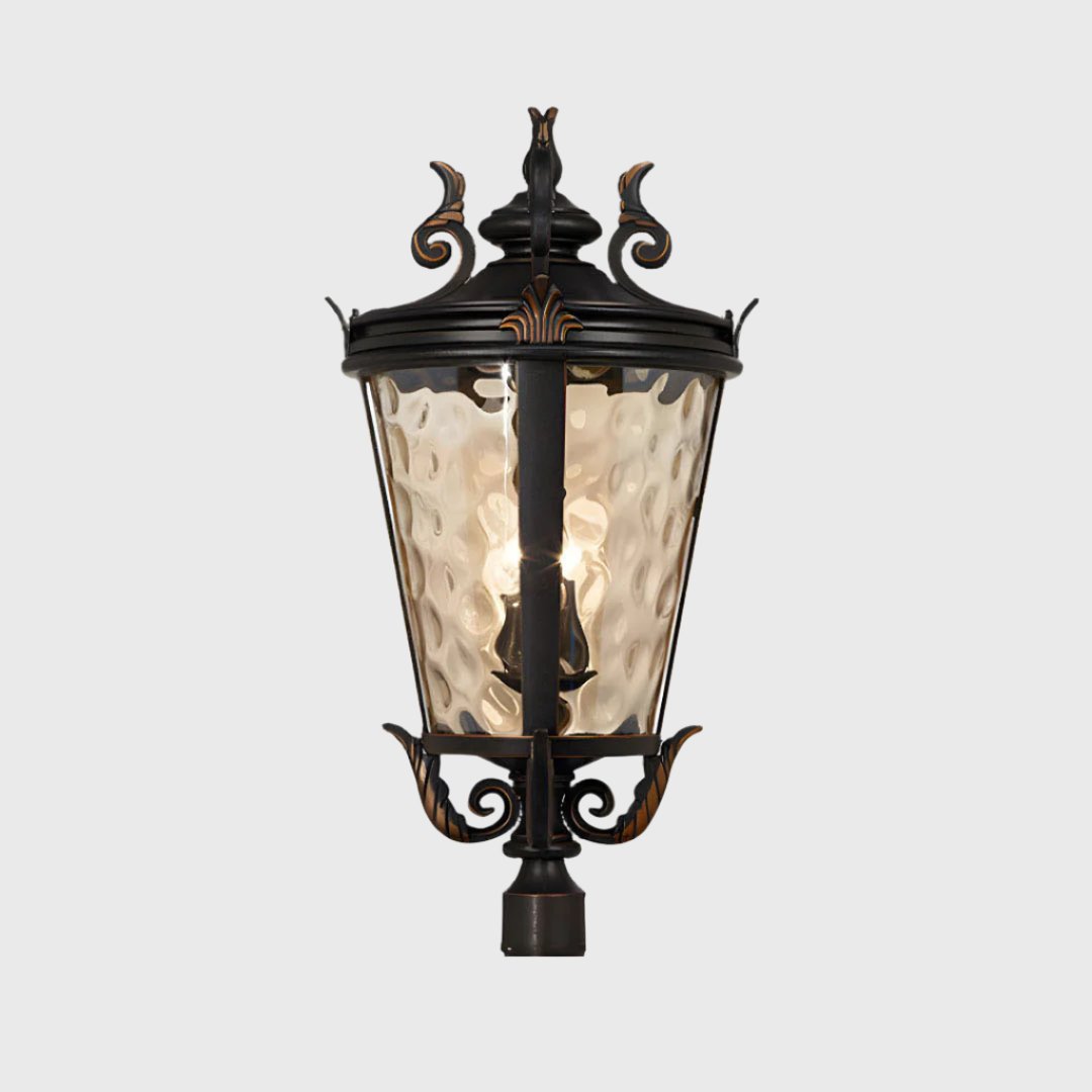 Vintage Lantern 71.2cm Wall Lamp Modern Aluminum & Glass Wall