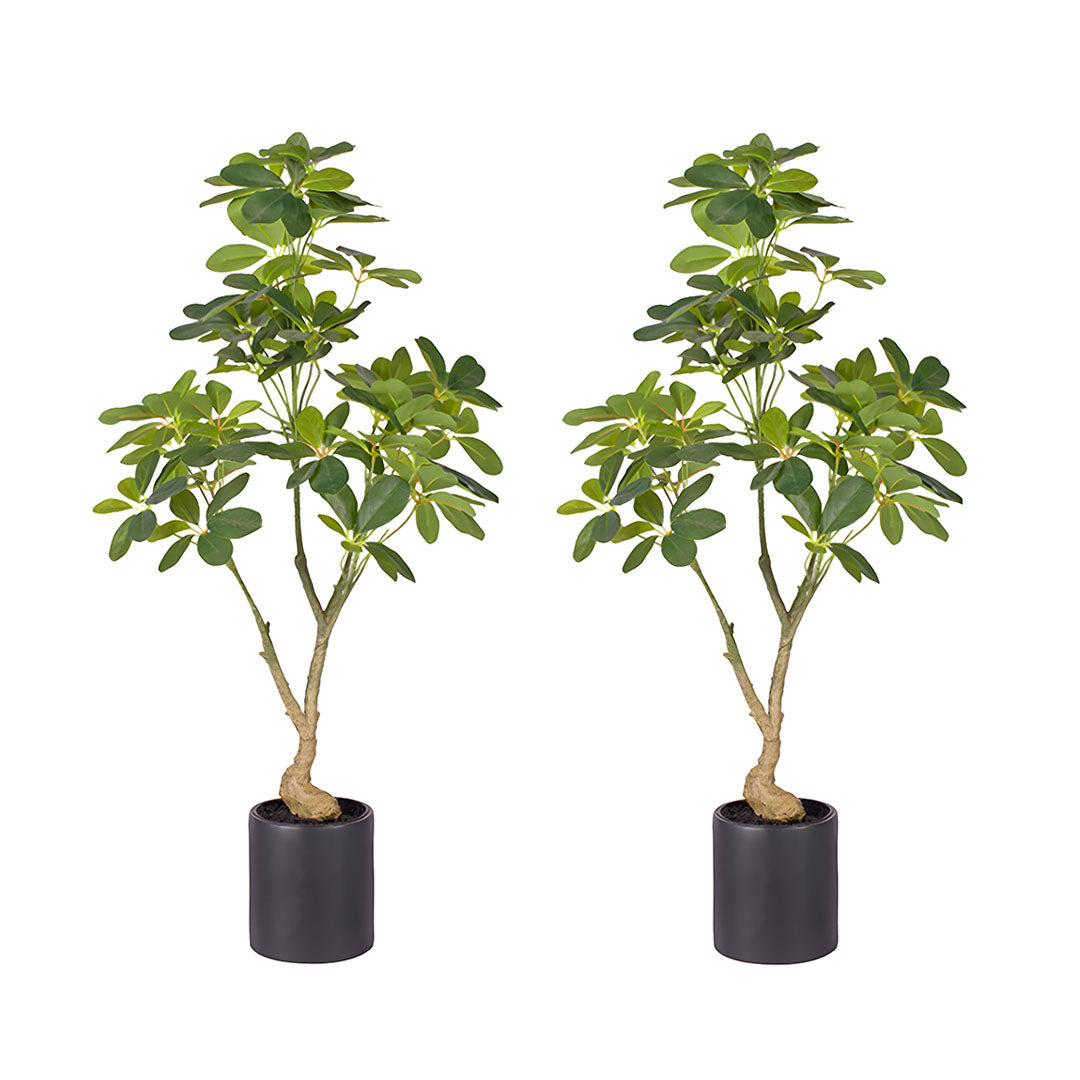 SOGA 2X 80cm Artificial Green Plants – Indoor Decorative Potted Set