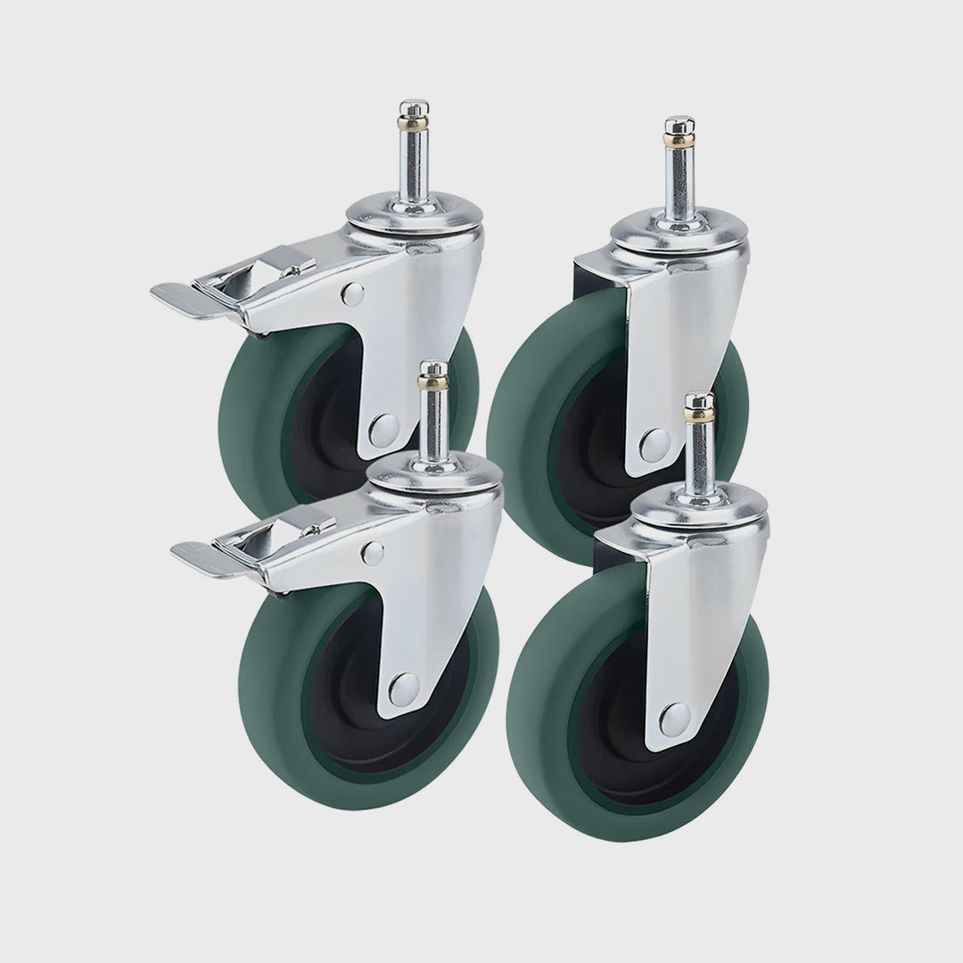 4" Swivel Castor Wheels with 2 Lock Brakes Casters