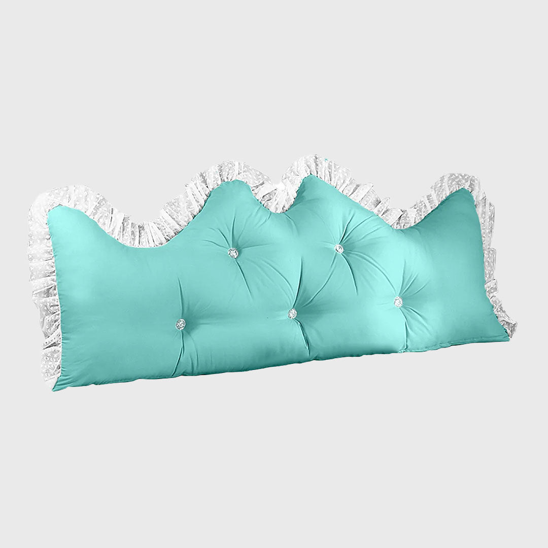 180cm Light Blue Princess Headboard Pillow