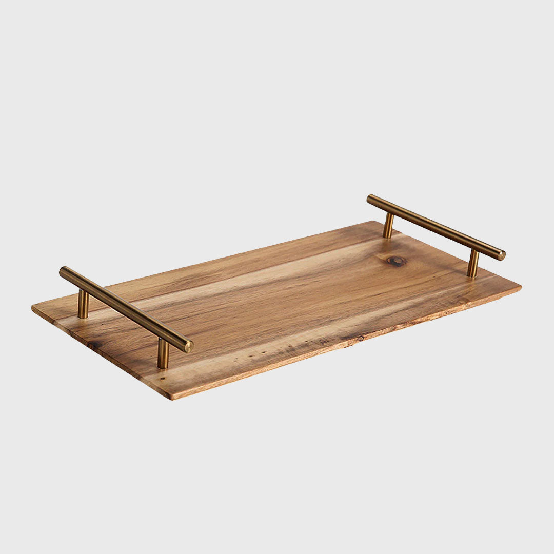 39cm Brown Rectangle Wooden Acacia Board