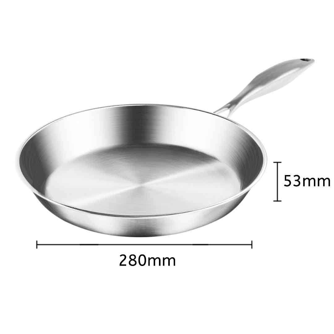 28cm Stainless Steel Top Grade Skillet FryPan