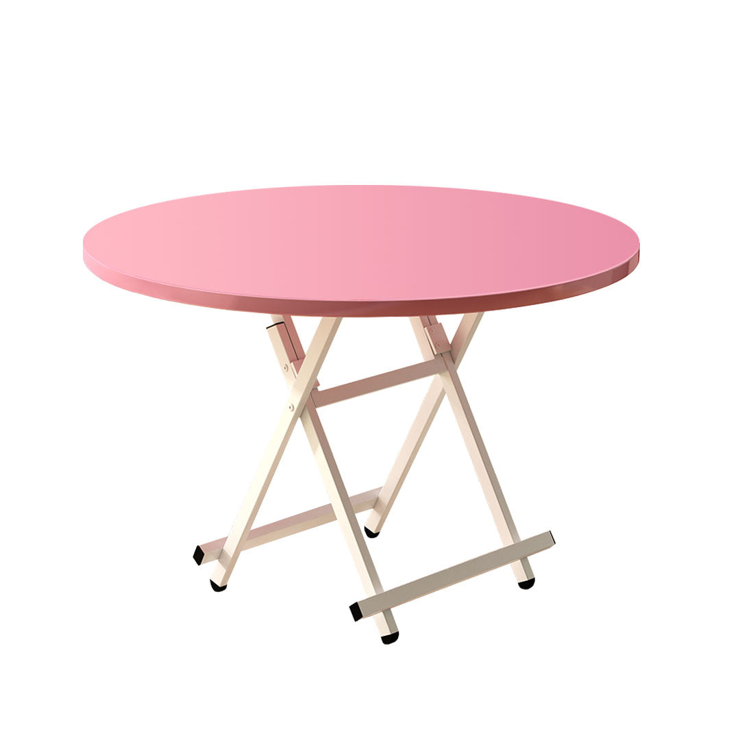 Pink Round Dining Table