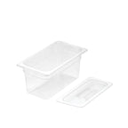 150mm Clear GN Pan 1/3 Food Tray with Lid