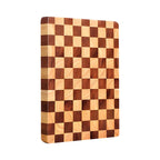 SOGA 39cm Premium Checkered Pattern Wooden Multi-Wood Cutting Board