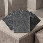 SOGA Peel & Stick Floor and Wall Tiles 30 x 30cm 10 Pack Grey Faux Marble