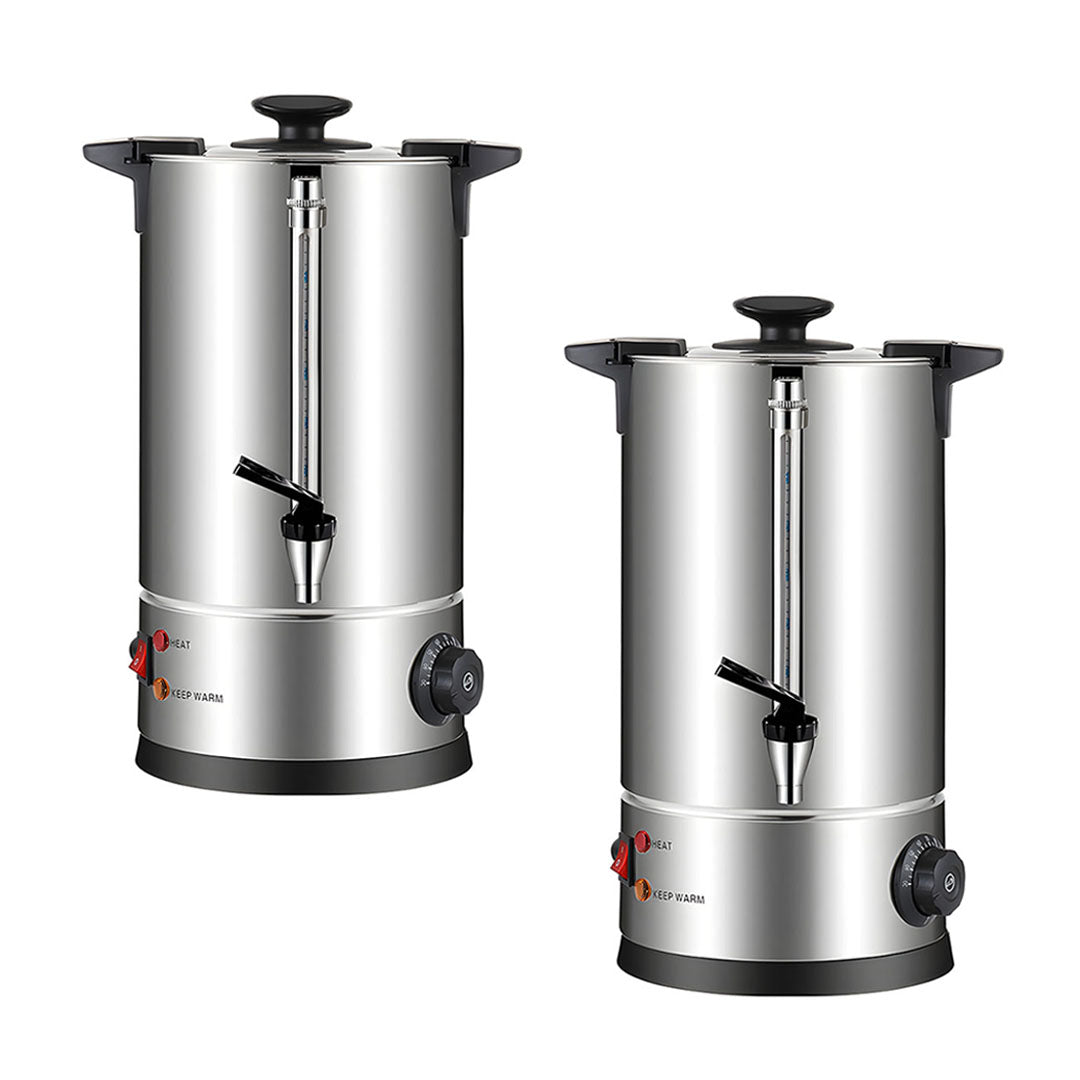 SOGA 2X Electric Water Boiler – 15L Stainless Steel Hot Water Urn
