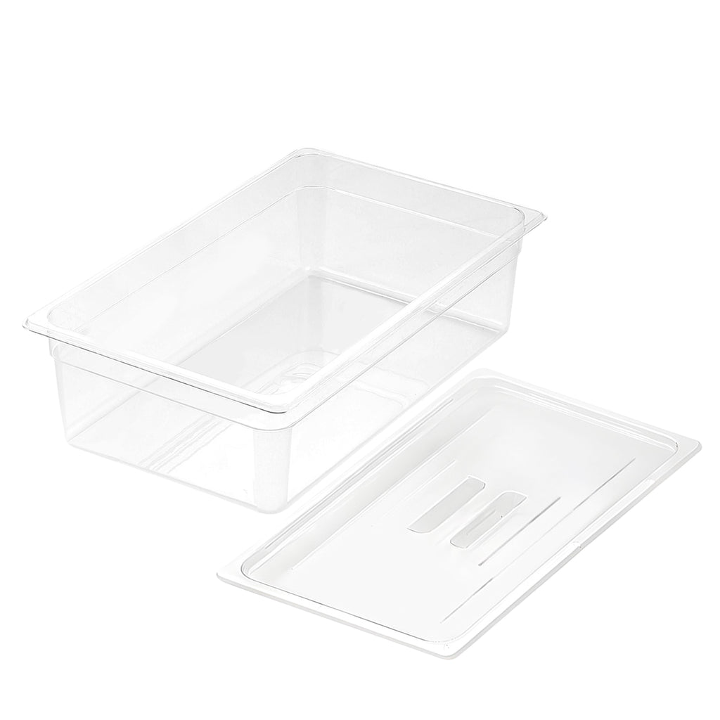 150mm Clear GN Pan 1/1 Food Tray with Lid