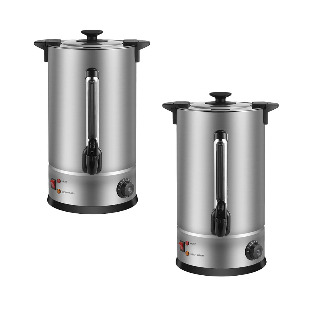 SOGA 2X 17L Electric Water Boiler 2800W Single Wall Stainless Steel