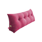 SOGA 120cm Crabapple Red Wedge Bed Cushion