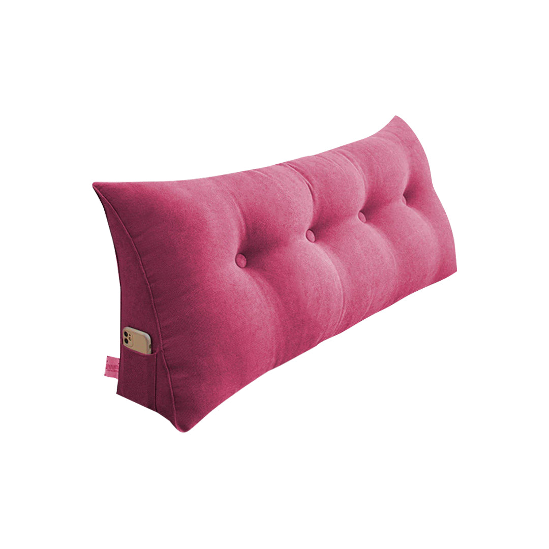 SOGA 120cm Pink Wedge Bed Cushion