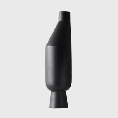 14x52cm  Ornament Black Modern Minimalist Vase