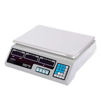 40kg Digital Commercial Kitchen Scales White