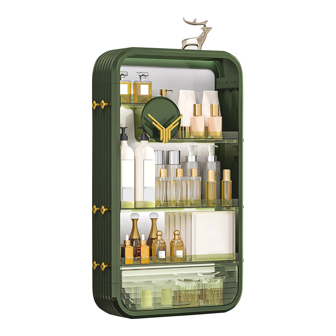 Green Multi Tier Cosmetic Storage Rack Organiser