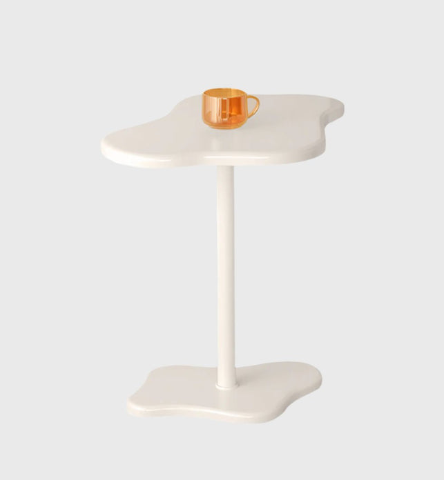 42x28cm White Minimalist Cloud Shaped Table