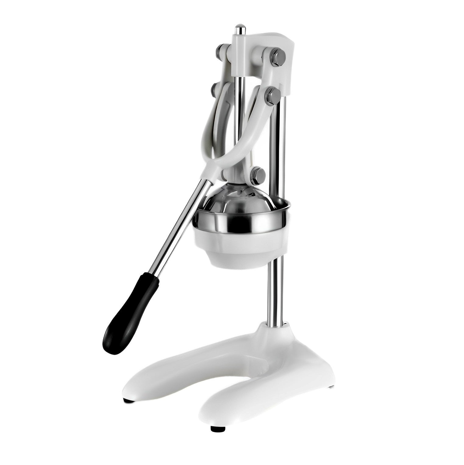 Stainless Steel Manual Juicer White