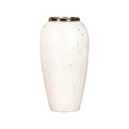 SOGA 35x17cm Plain White Large Ceramic Flower Vase Elegant Living Room Home Decor