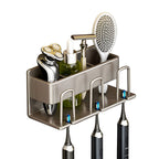 21cm Wall-Mounted Bathroom Storage Rack