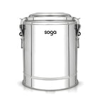 SOGA 50L Stainless Steel Insulated Stock Pot Hot & Cold Beverage Container