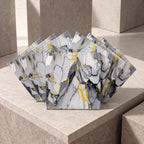 SOGA Peel & Stick Floor and Wall Tiles 30 x 30cm 10 Pack Blue Agate Faux Marble