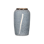 SOGA 30x19cm Grey Medium Ceramic Flower Vase Elegant Living Room Home Decor
