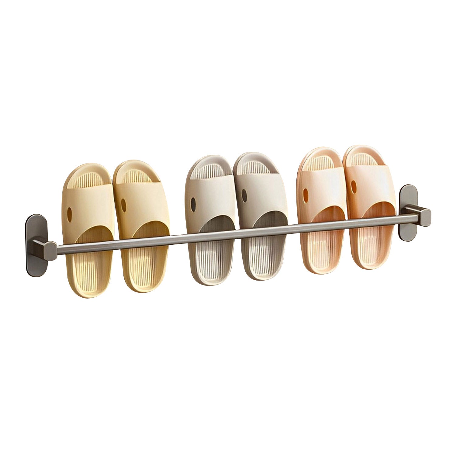 69cm Wall-Mounted Slipper Rack