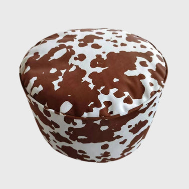 SOGA 48x35cm Round Soft Pouffe Seat Cushion Elegant Home Accent Décor Stylish Footstool