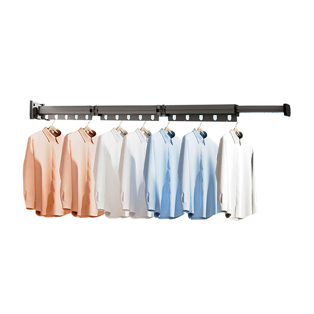 93.2cm Wall-Mounted Clothing Dry Rack Retractable  Hanger