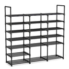 19-Shelf Tier Shoe Storage Shelf with Handle