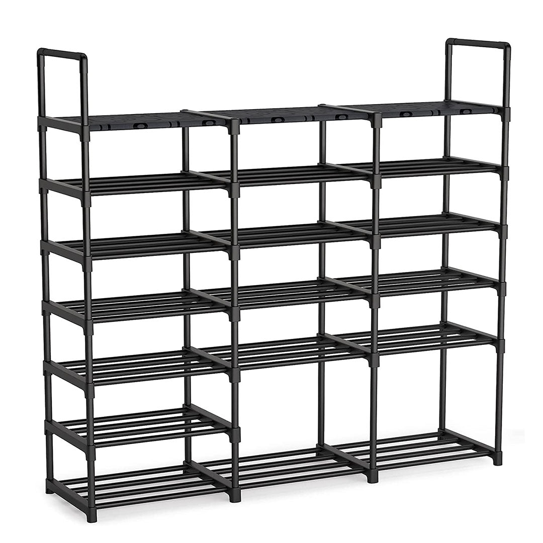 19-Shelf Tier Shoe Storage Shelf with Handle