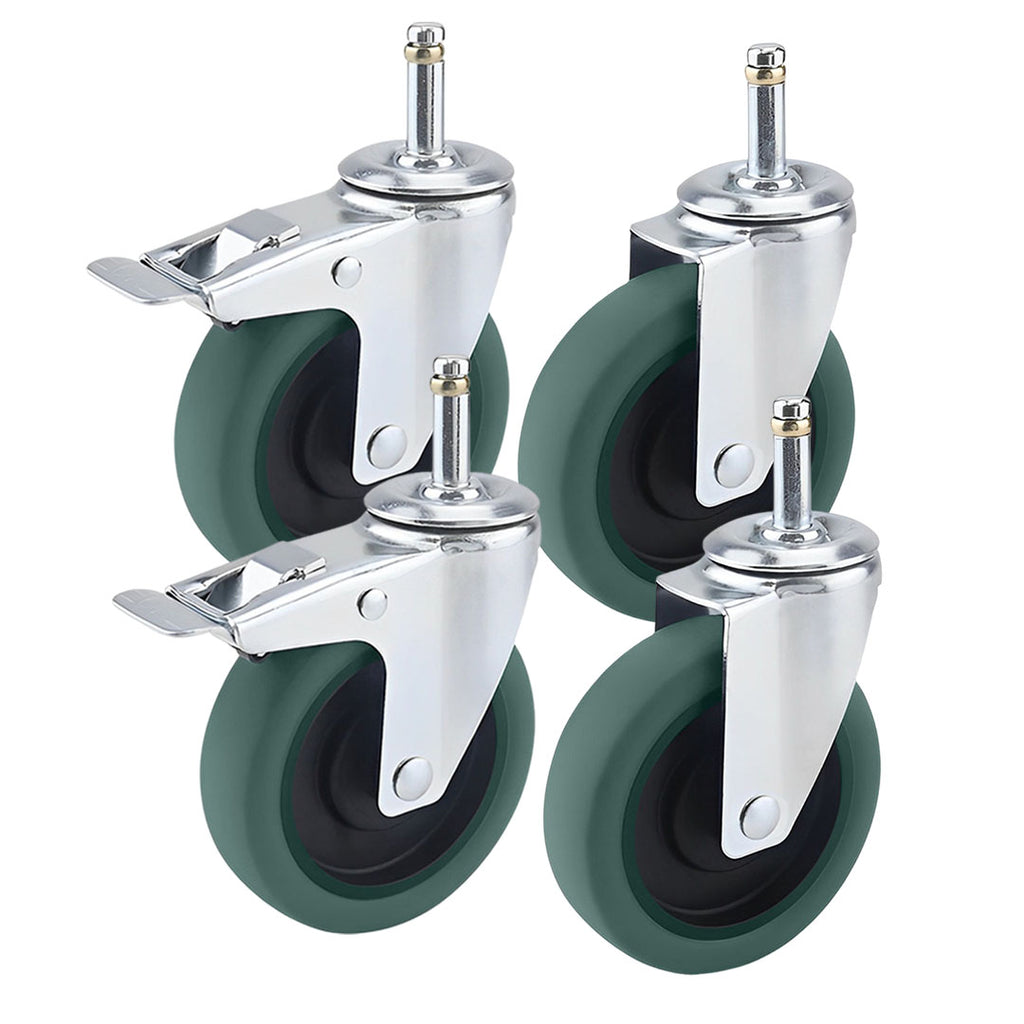 4" Swivel Castor Wheels with 2 Lock Brakes Casters