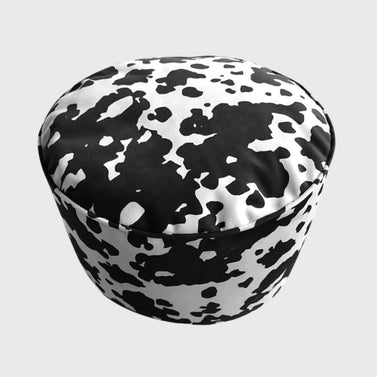 SOGA 48x35cm Round Soft Pouffe Seat Cushion Elegant Home Accent Décor Stylish Footstool