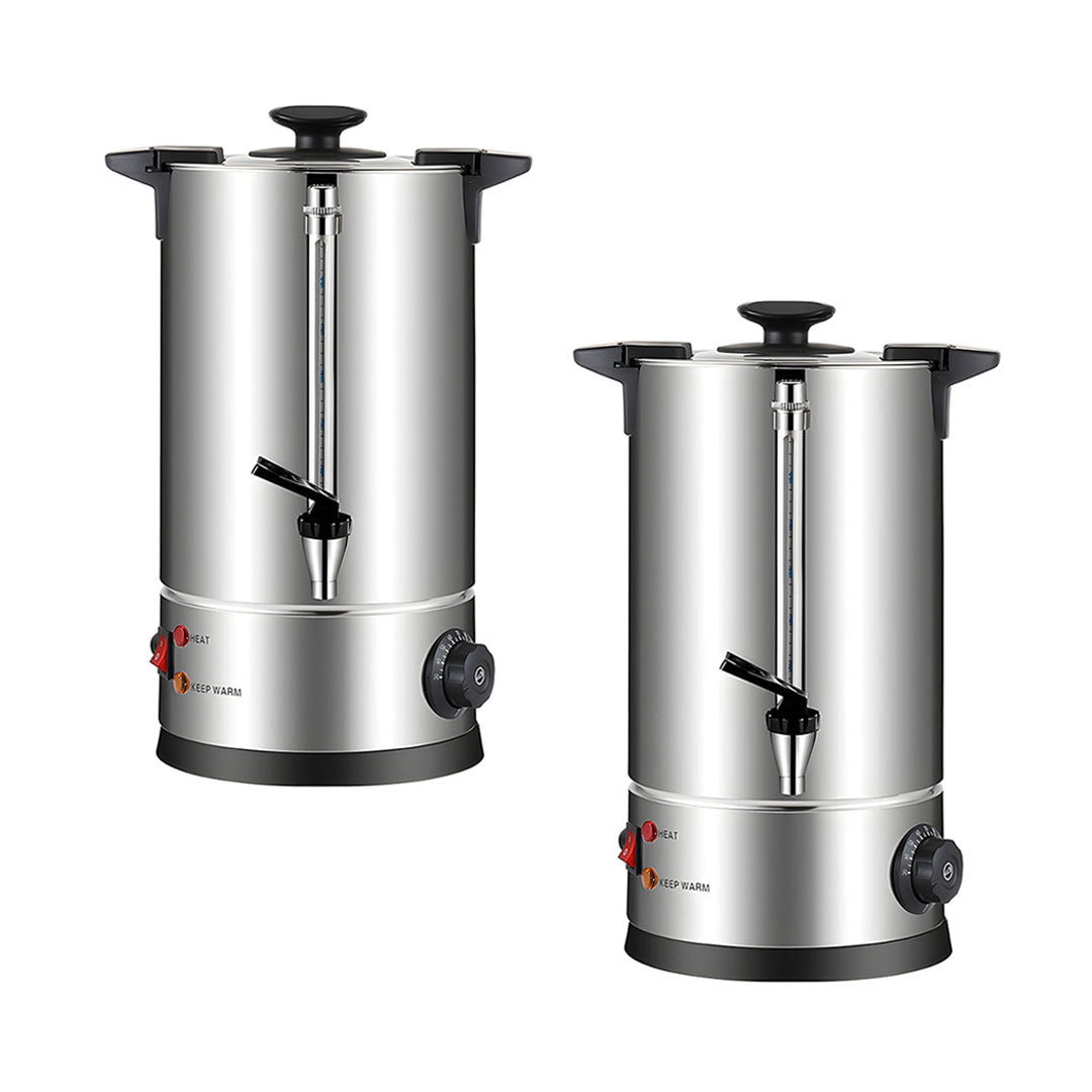 SOGA 2X Electric Water Boiler – 12L Stainless Steel Hot Water Urn