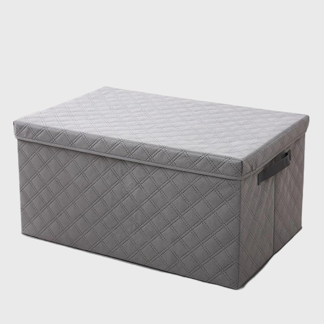 Extra Large Grey Non-Woven Diamond Quilt Grid