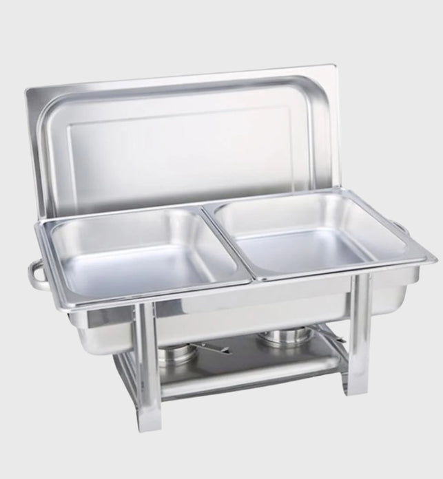 SOGA Stainless Steel Chafing Double Tray