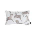SOGA 35cm White Decorative Horse Pattern Cushion Throw Pillow