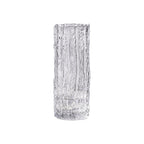 SOGA 30.5cm Handcrafted Clear Glass Vase, Classic Design for Home Decor