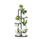 5 Tier Black Metal Plant Rack