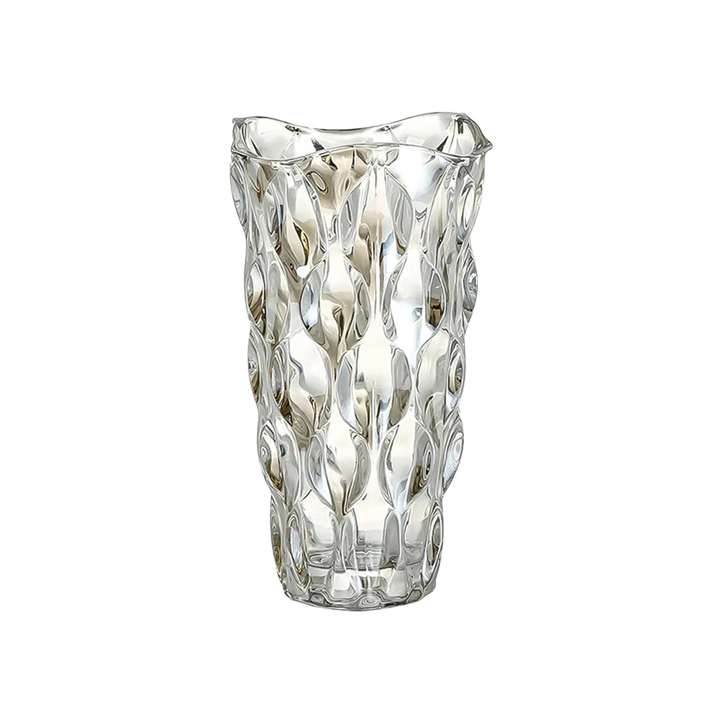SOGA 29cm Glass Clear Vase Crystal VASE Thick Modern Home Decor