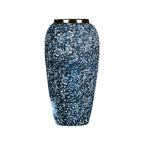 35x17cm Blue with White Mini Floral Large Ceramic Flower Vase