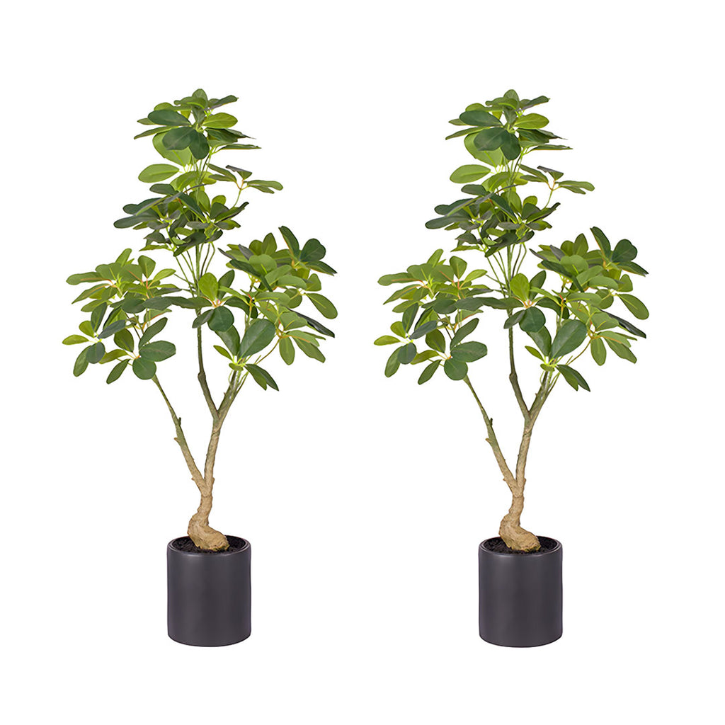 SOGA 2X 80cm Artificial Green Plants – Indoor Decorative Potted Set