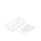 65mm Clear GN Pan 1/3 Food Tray with Lid