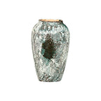 SOGA 30x19cm Green Medium Ceramic Flower Vase Elegant Living Room Home Decor
