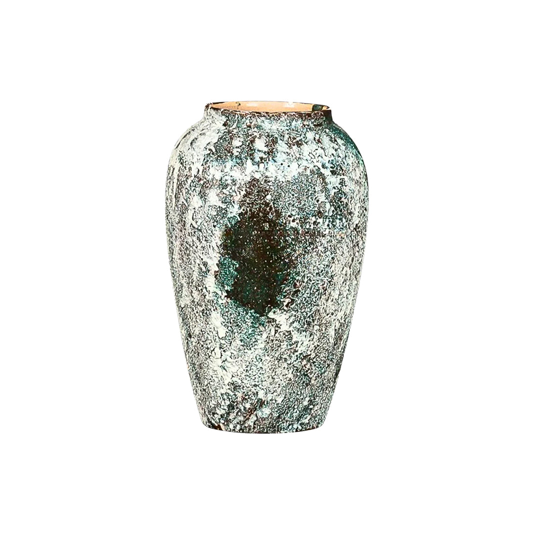 SOGA 30x19cm Green Medium Ceramic Flower Vase Elegant Living Room Home Decor