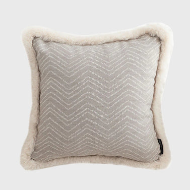 SOGA 45cm Wabi-sabi Herringbone Square Throw Pillow