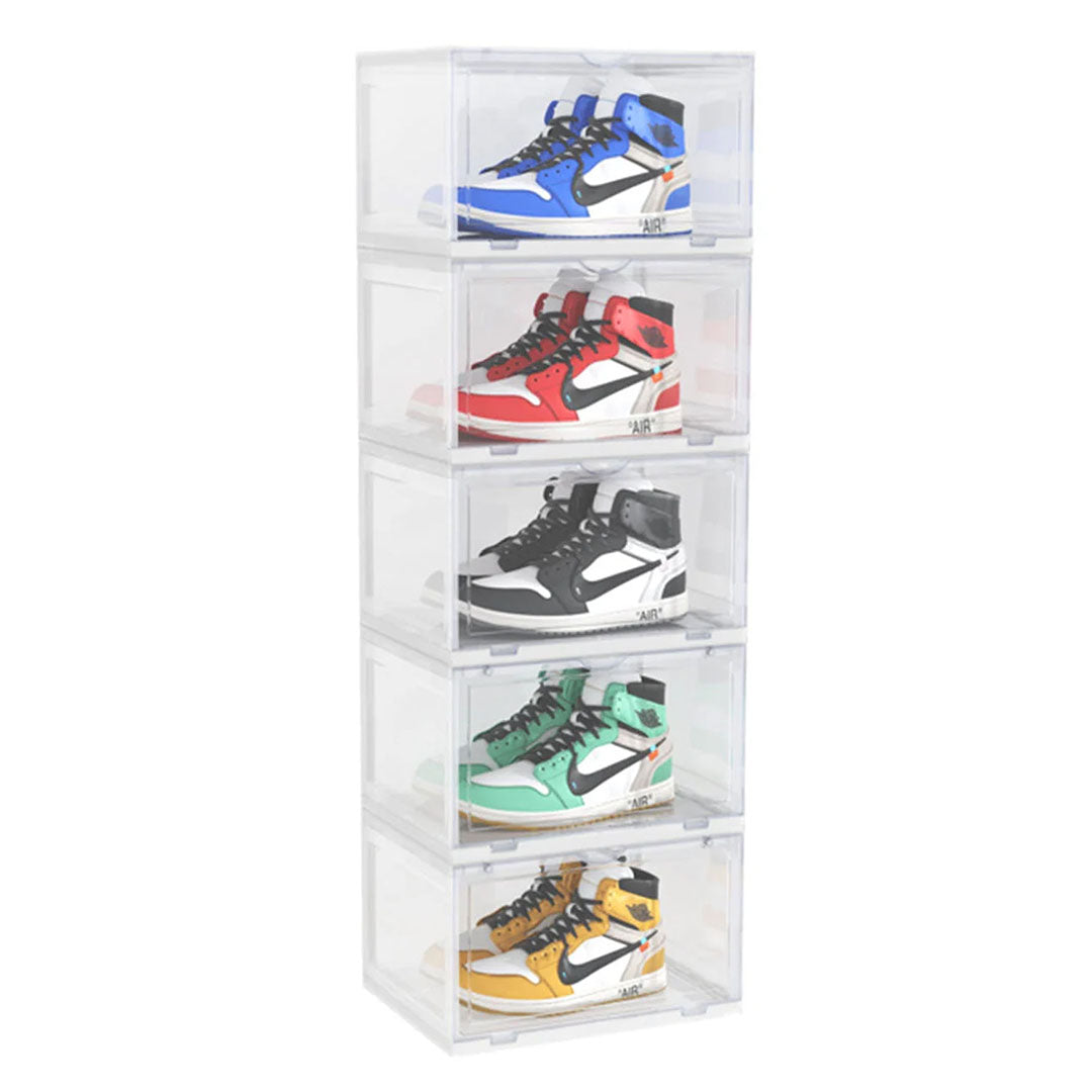 5 Tier Transparent Shoe Organiser