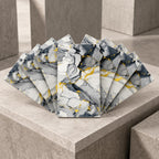 SOGA Peel & Stick Floor and Wall Tiles 30 x 60cm 10 Pack Blue Agate Faux Marble