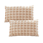 SOGA 2X 35cm  Embroidered Geometric Throw Pillow