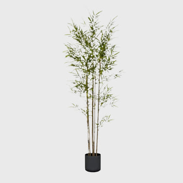 SOGA 180cm Lucky Bamboo Tree Bambusa Vulgaris Artificial Plant w/ 7 Branches Home Accent Decor