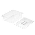 150mm Clear GN Pan 1/2 Food Tray with Lid